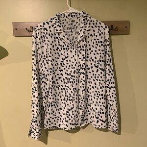 Black & White Blouse